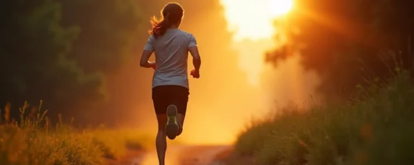 Photographie éditoriale d'une personne en pleine action physique dans un environnement naturel, symbolisant la transformation et la performance grâce au coaching sportif privé